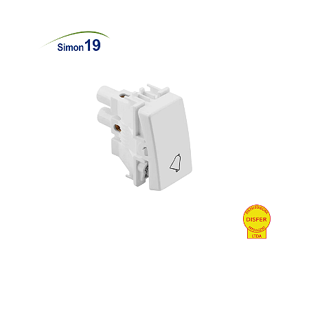 Módulo Interruptor Pulsador de Campainha – Linha Simon 19/20