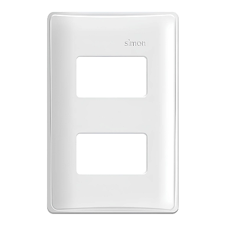 Placa 4x2 2P Separados com Suporte - Linha Simon 19/20