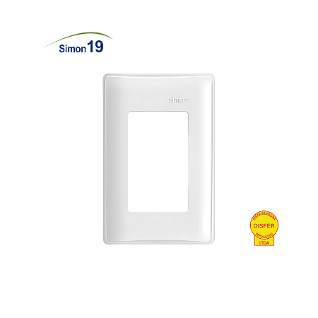 Placa 4x2 3P Juntos com Suporte - Linha Simon 19/20
