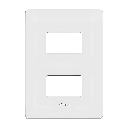 Placa 4x2 2P Separados com Suporte - Linha Simon 20/19