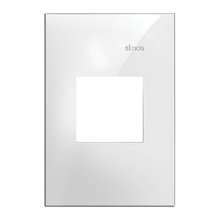 Placa 4x2 2 Postos Juntos Branca - Linha Simon 35/30