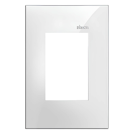 Placa 4x2 3 Postos Branca - Linha Simon 35/30