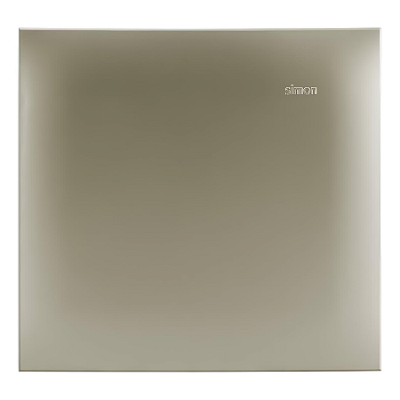 Placa 4x4 Cega Champagne - Linha Simon 35/30