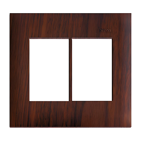 Placa 4x4 3+3 Postos Tabaco - Linha Simon 35/30