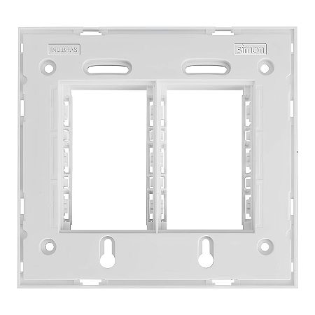 Suporte para Placa 4x4 Horizontal Branco - Linha Simon 35/30