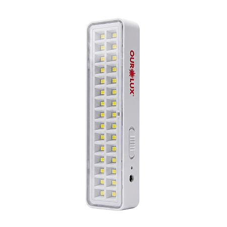 Luminária Multiuso Mini Luz de Emergência 30 Leds 2W Bivolt – Ourolux
