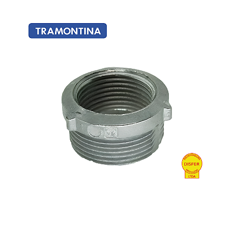 Bucha Redutora de Alumínio com Rosca 1 1/2" x 1" – Tramontina