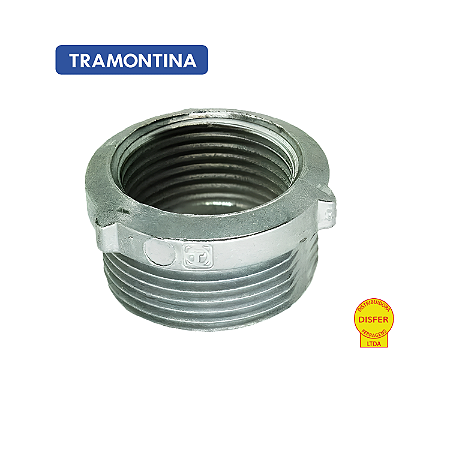 Bucha Redutora de Alumínio com Rosca 2" x 1 1/2" – Tramontina