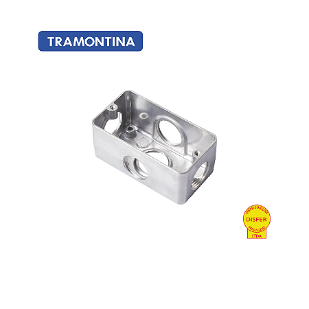 Caixa de Alumínio para Condulete Tipo X 3/4" Sem Tampa – Tramontina