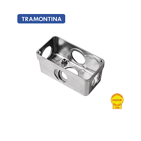 Caixa de Alumínio para Condulete Tipo X 1" Sem Tampa – Tramontina