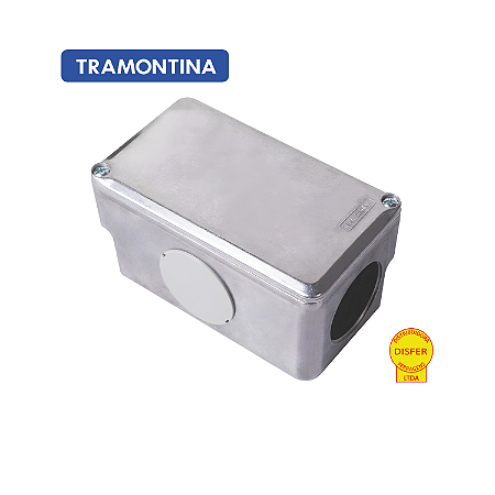 Caixa de Alumínio para Condulete Tipo X 2" com Tampa – Tramontina