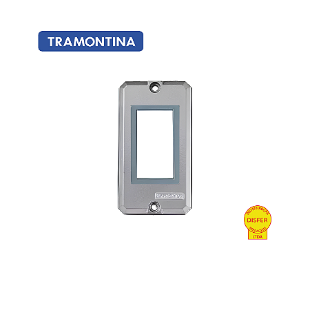 Tampa 1 Posto Vertical de Alumínio para Condulete 3/4" – Tramontina
