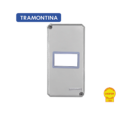 Tampa 1 Posto Horizontal de Alumínio para Condulete 1" – Tramontina