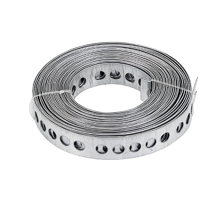 Fita Perfurada de Aço 0,5 17mm x 10m - Aiédem