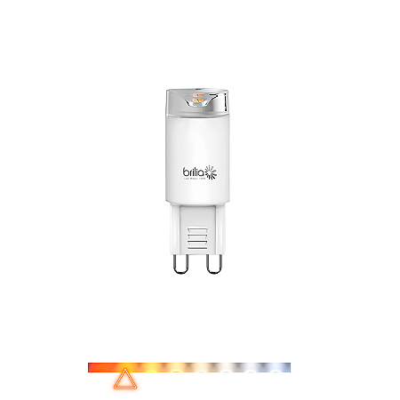 Lâmpada LED Mini G9 Halopin 2,5W 2700K Bivolt - Brilia