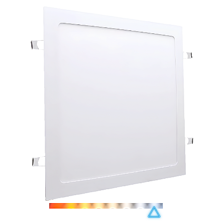 Painel LED Quadrado de Embutir 32W 6500K 2360lm Bivolt - Brilia