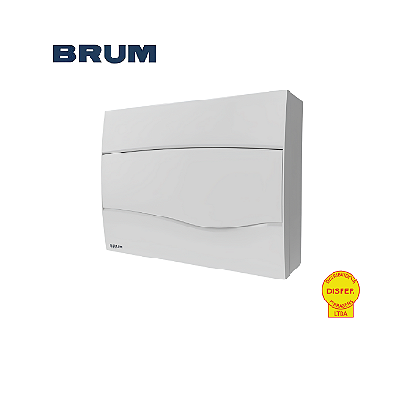 Quadro de Distribuição VDI Mini de Sobrepor 248x322x96  – Brum