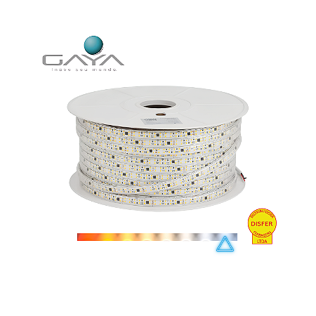 Fita LED PRO Híper Brilho 18w/m 1800lm/m 6000K 240 Leds/m 220V (Cada Metro) - Gaya