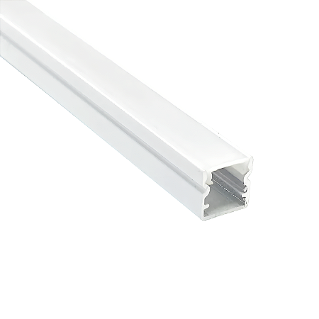 Perfil para Fita LED de Sobrepor Baby 2m Branco 10x10mm - Gaya