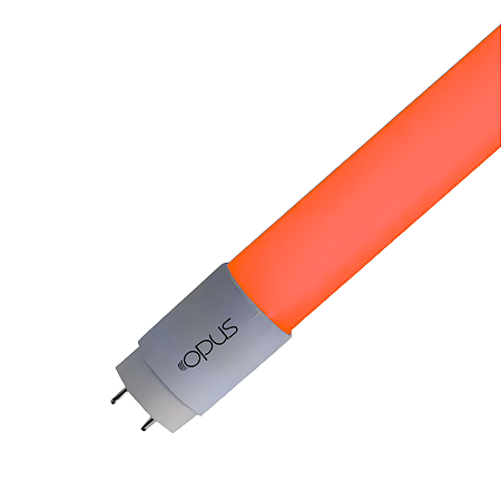Lâmpada Tubular LED 18W Vermelho G13 Bivolt – Opus