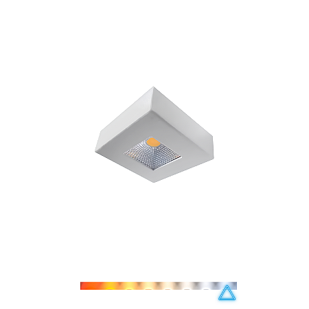 Spot LED Sobrepor Quadrado 5W 6500K Bivolt - Opus