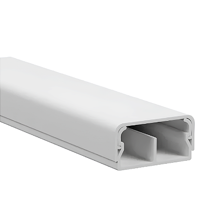 Canaleta Adesiva com Divisória 20x10mm - 2 Metros – Margirius
