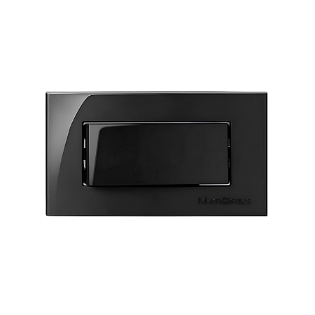 Interruptor Paralelo para Móveis 10A 250V Preto Ebony – Linha Sleek -  Margirius