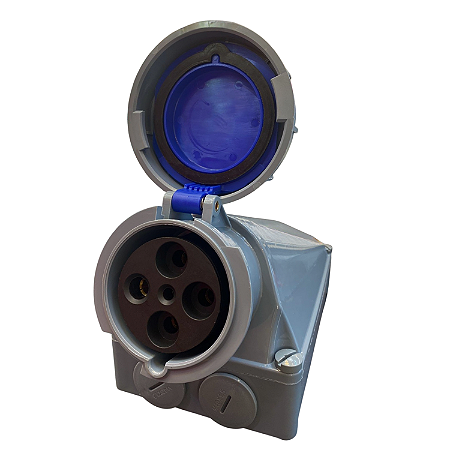 Tomada Industrial de Sobrepor 3P+T 125A 220V/250V IP67 – Elitek