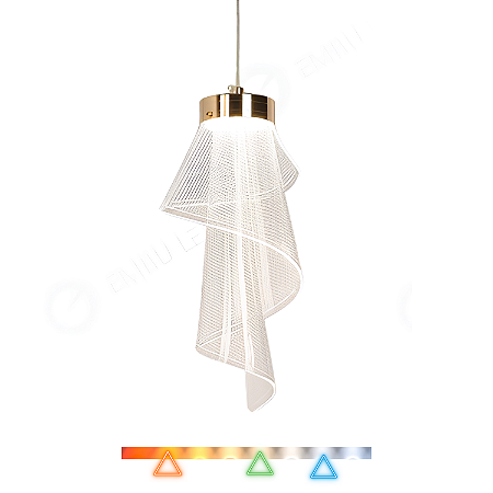 Pendente LED Véu da Luz 5W Multitemperatura Bivolt – Embu LED
