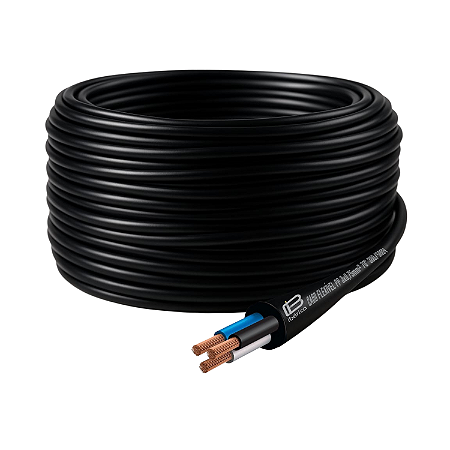 Cabo Flexível PP 3x0,75mm² - Rolo com 100 Metros - Ibérica