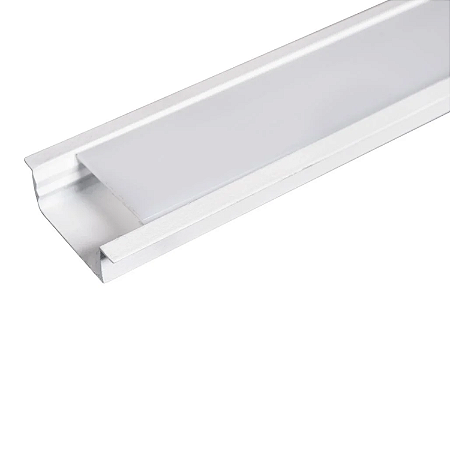 Perfil de Embutir Bob 40x13 - 3 Metros - Branco – Usina Design