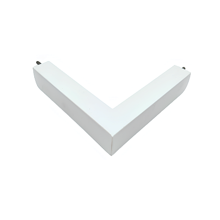 Junção de Quina para Perfil de Sobrepor Garbo - Branco – Usina Design