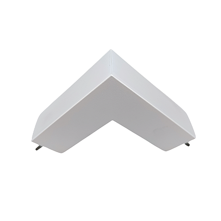 Junção de Quina para Perfil de Sobrepor Polo - Branco – Usina Design