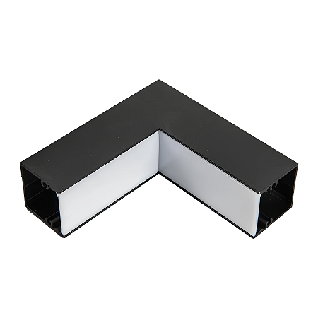 Junção de Teto/Parede para Perfil de Sobrepor Polo - Preto – Usina Design