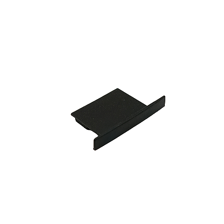 Tampa Plástica para Perfil de Embutir Polo - Preto – Usina Design