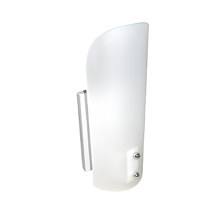 Arandela Calha Vertical de Vidro e Alumínio E27 - Lumart