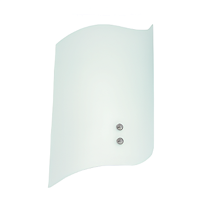 Arandela Calha com Vidro Irregular Fosco E27 - Lumart