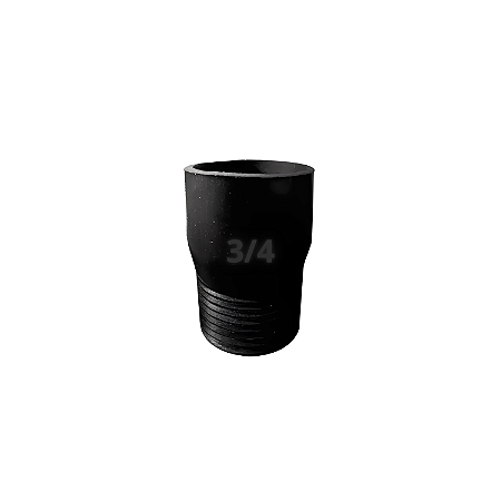 Adaptador para Eletroduto Rosca/Bolsa 3/4" Preto – Hidrossol