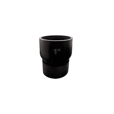 Adaptador para Eletroduto Rosca/Bolsa 1" Preto – Hidrossol