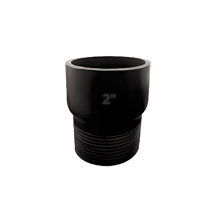 Adaptador para Eletroduto Rosca/Bolsa 2" Preto – Hidrossol