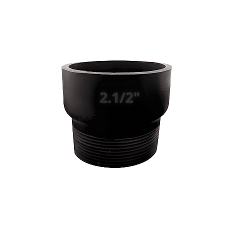 Adaptador para Eletroduto Rosca/Bolsa 2.1/2" Preto – Hidrossol