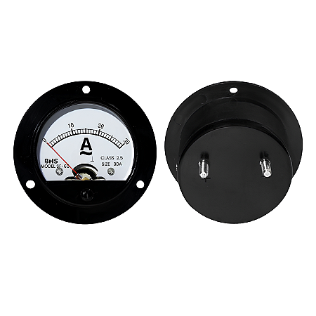 Amperímetro Analógico SF-65 para Painel Redondo 30A – BHS