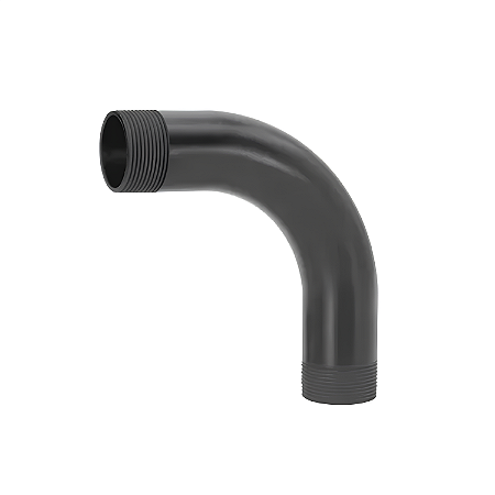 Curva 90° PVC Preta 3/4" - Coflex