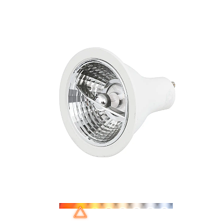Lâmpada LED AR70 GU10 4,8W 2700K Bivolt - Gaya