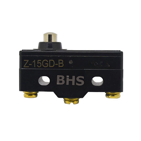 Microrruptor Pistão Reto Médio 15A 250V Z-15GD-B – BHS