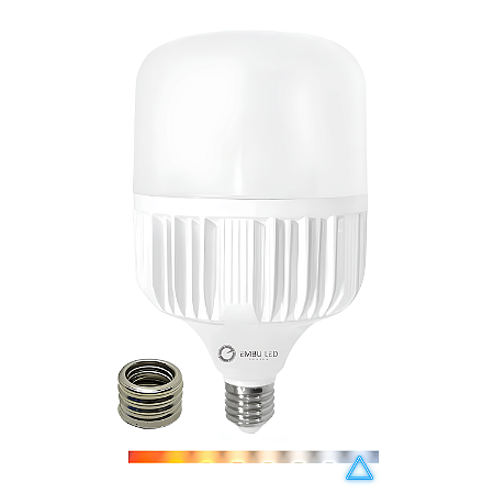 Lâmpada Bulbo LED Alta Potência 150W 6500K 13500lm Bivolt E27 e E40 - Embu LED
