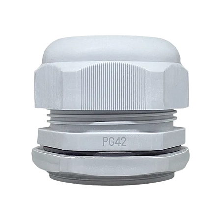 Prensa Cabo Rosca Nylon PG42 1.1/2" Cinza - Lukma