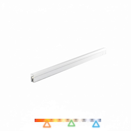 Perfil de Sobrepor Honey LED Linear 57cm Branco 9W 700lm Multitemperatura – SL Iluminação