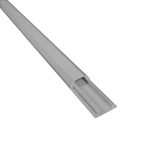 Canaleta para Piso PVC Reforçada DP1 25x12mm 2 Metros – Dutoplast