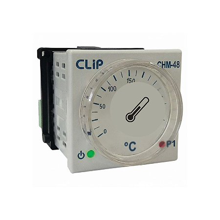 Controle de Temperatura Analógico CHM-48 0–300 °C – Clip